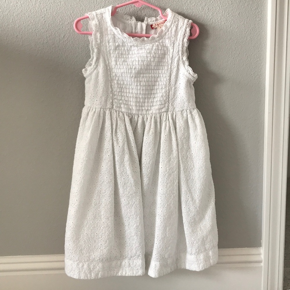 White lace dress
